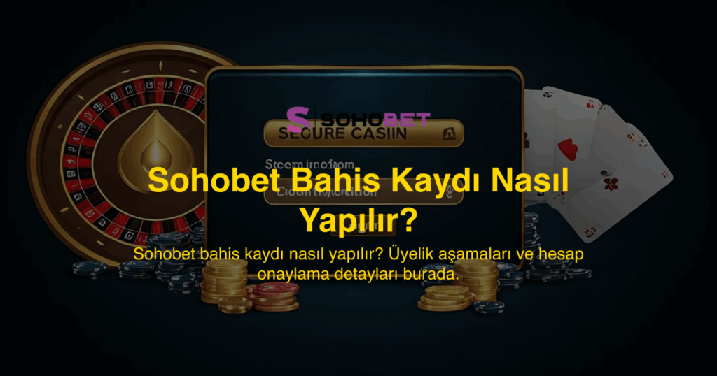 Sohobet Bahis Kaydı Nasıl Yapılır?